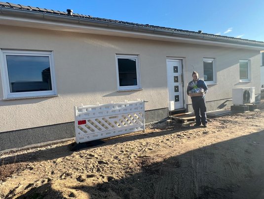 Hausübergabe Bungalow 110 in Niegripp Bungalow 110 n Niegripp Hausübergabe