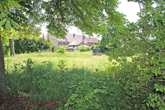 Blick auf die freien Bauflächen in Krottorf